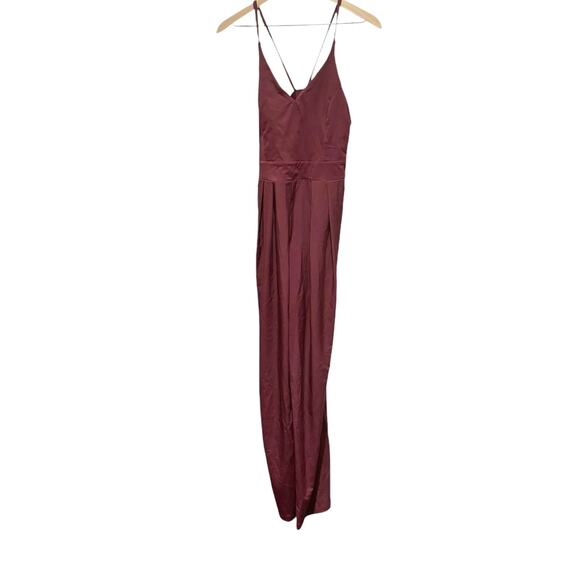 HALARA Burgundy Jumpsuit - Picture 4 of 7